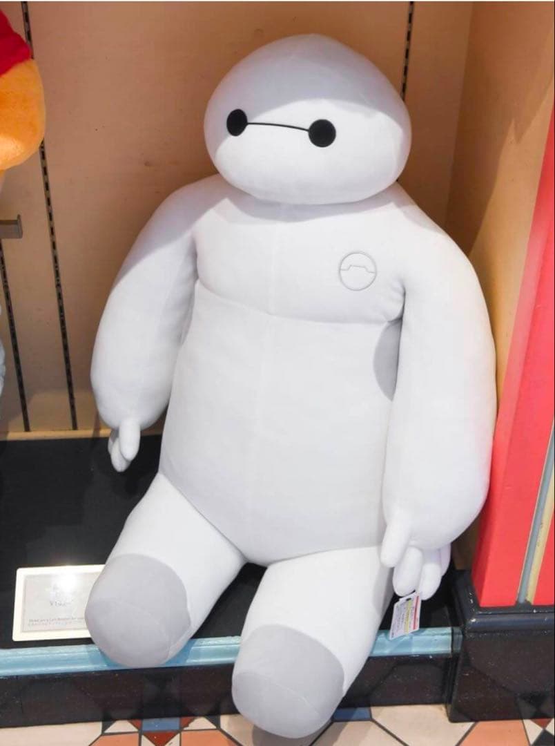 ベイマックス ぬいぐるみ ホワイト　（座り高さ75cm）　ディズニーストア