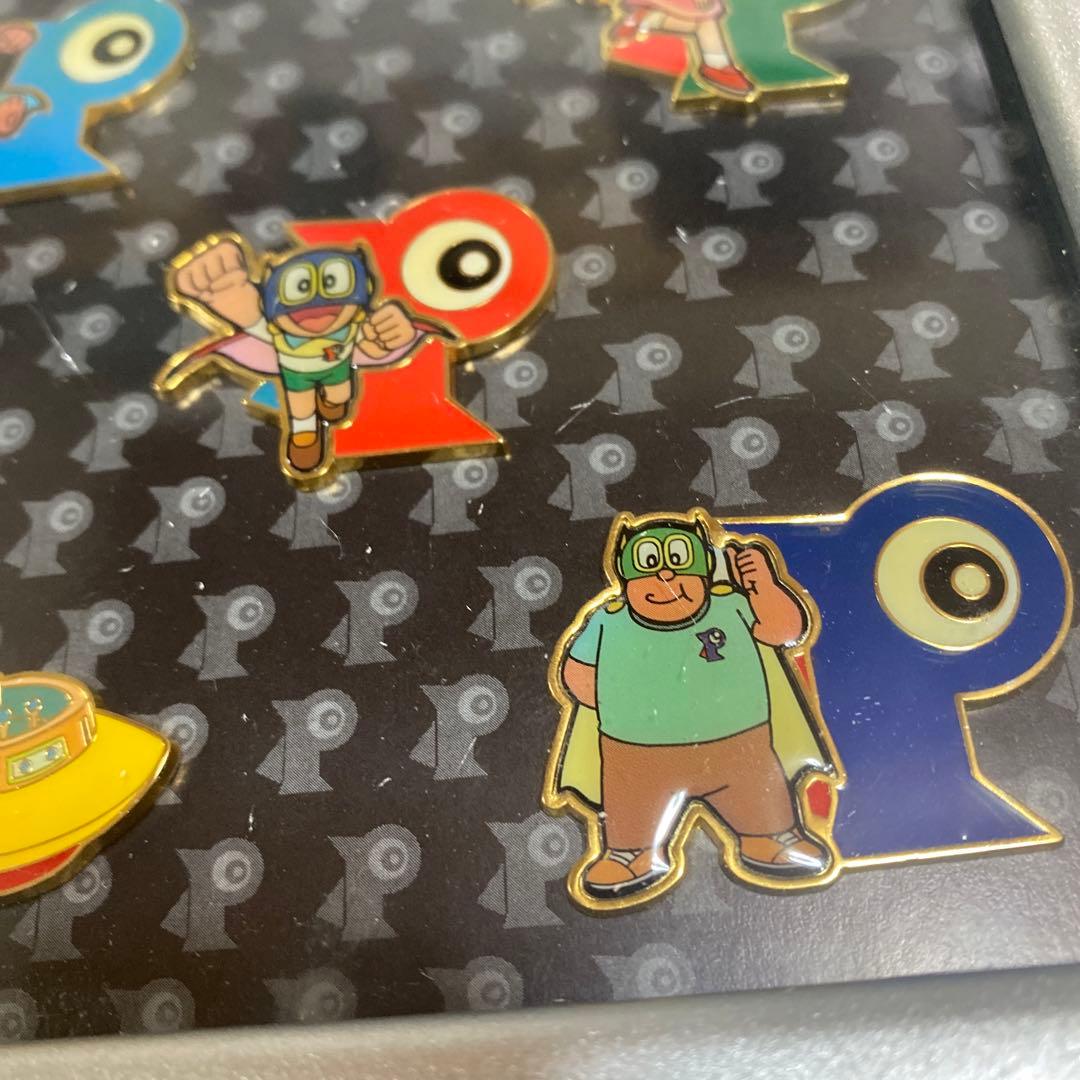 藤子不二雄　パーマン　ピンバッジ　5種セット　昭和　レトロ　額入り　箱