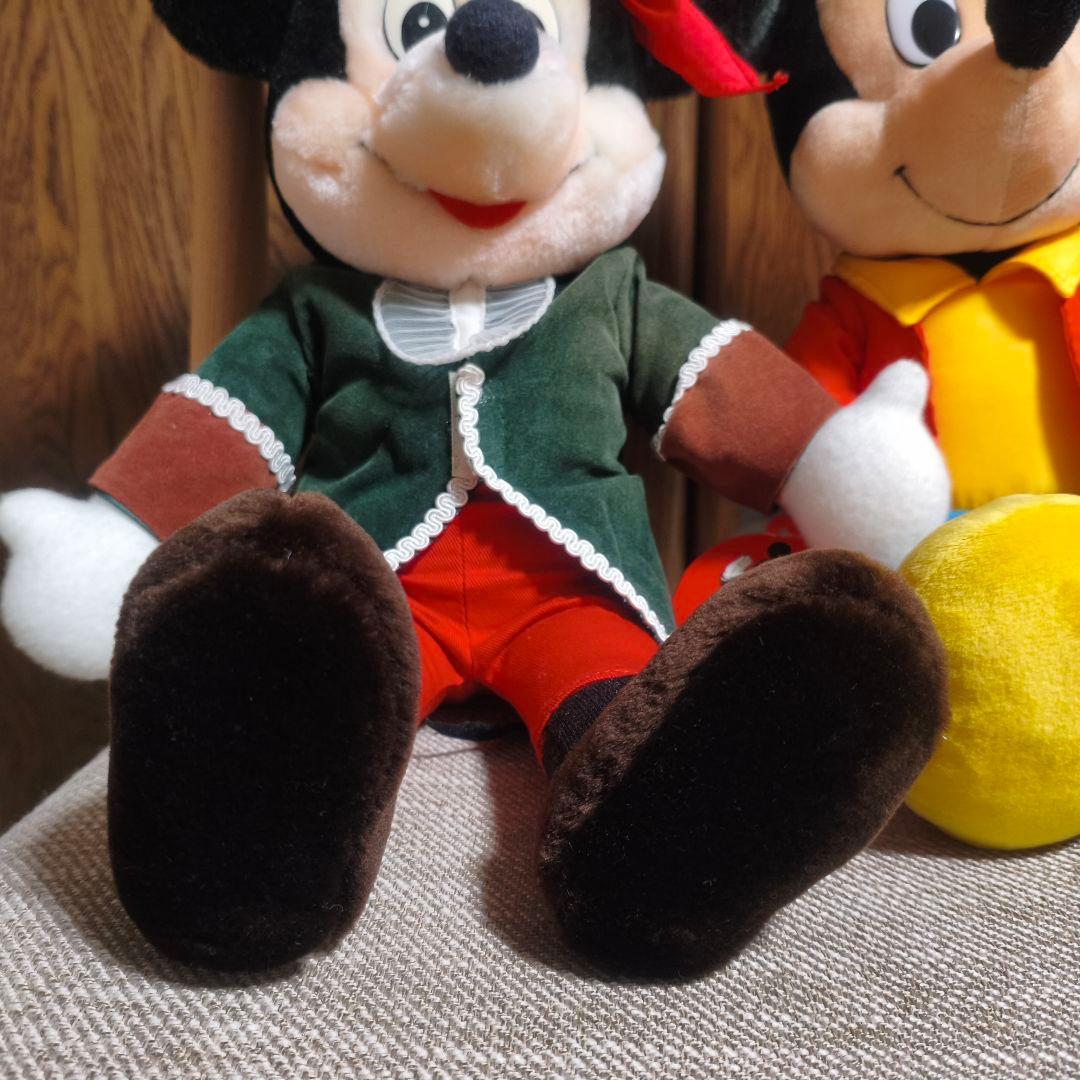 ミッキーマウス　ぬいぐるみ　限定　周年記念　当時物　レトロ