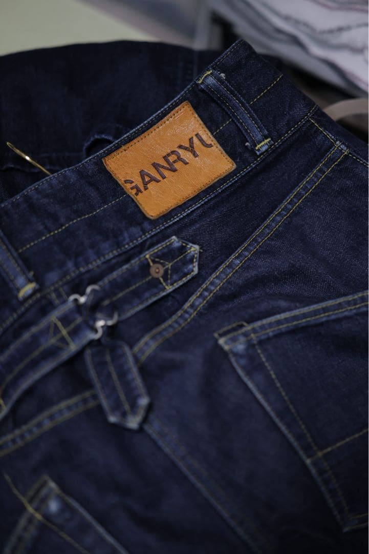 GANRYU デニム サルエルパンツ S
