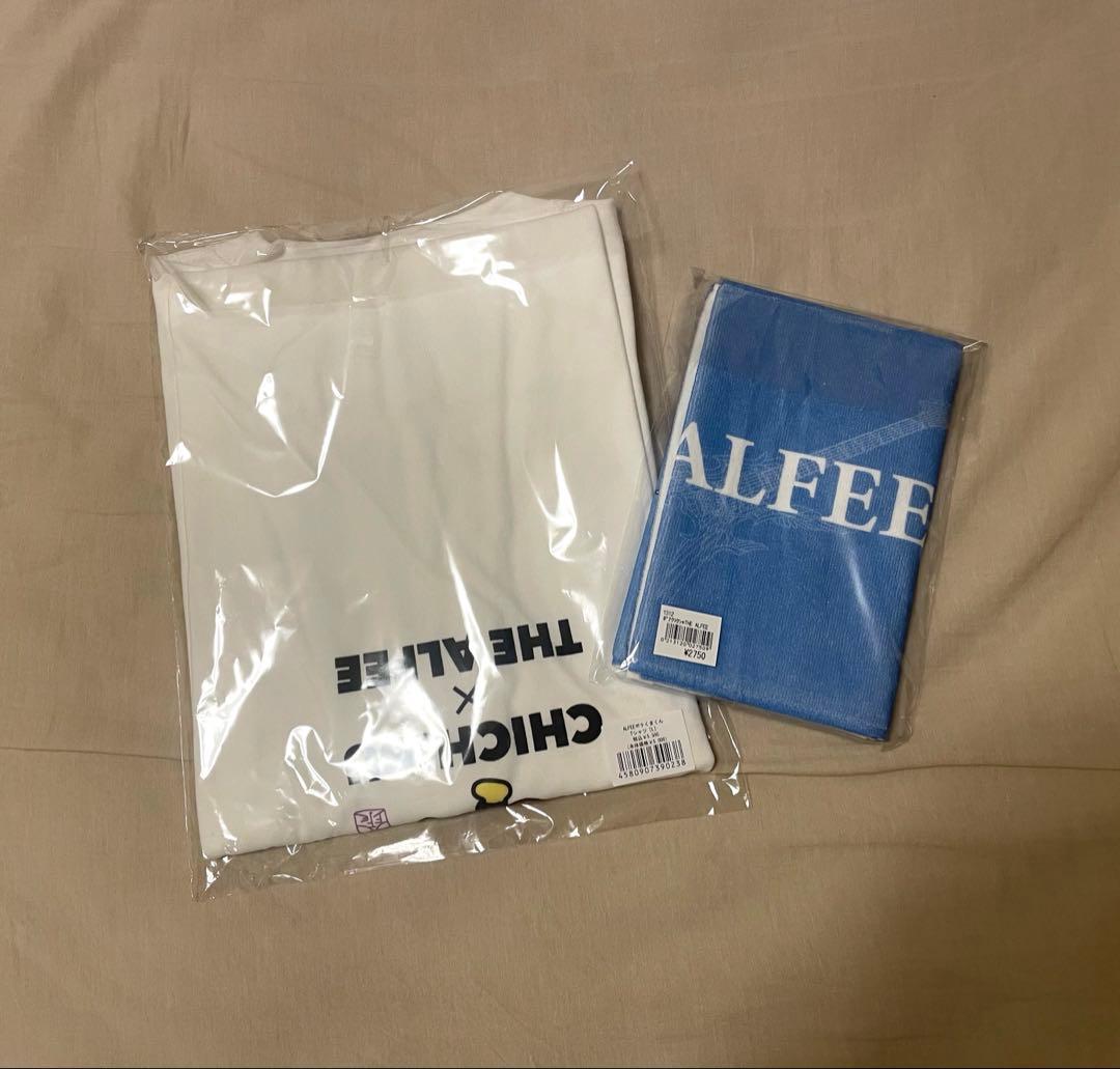 【希少ショッパー付き！】ALFEEポテくまくんTシャツ［L］＆スポーツタオル