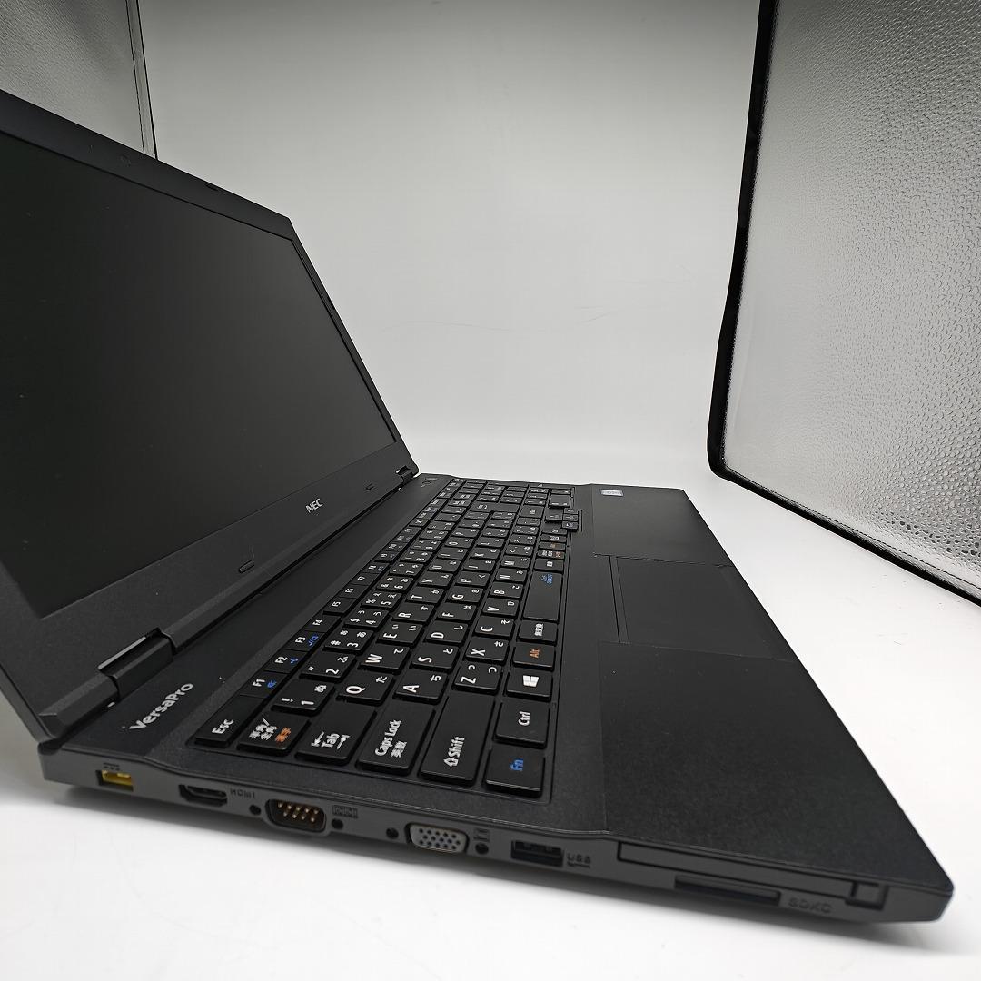 【NEC】高性能i7 新品SSD256GB 8GB 黒 オフィス付きノートPC