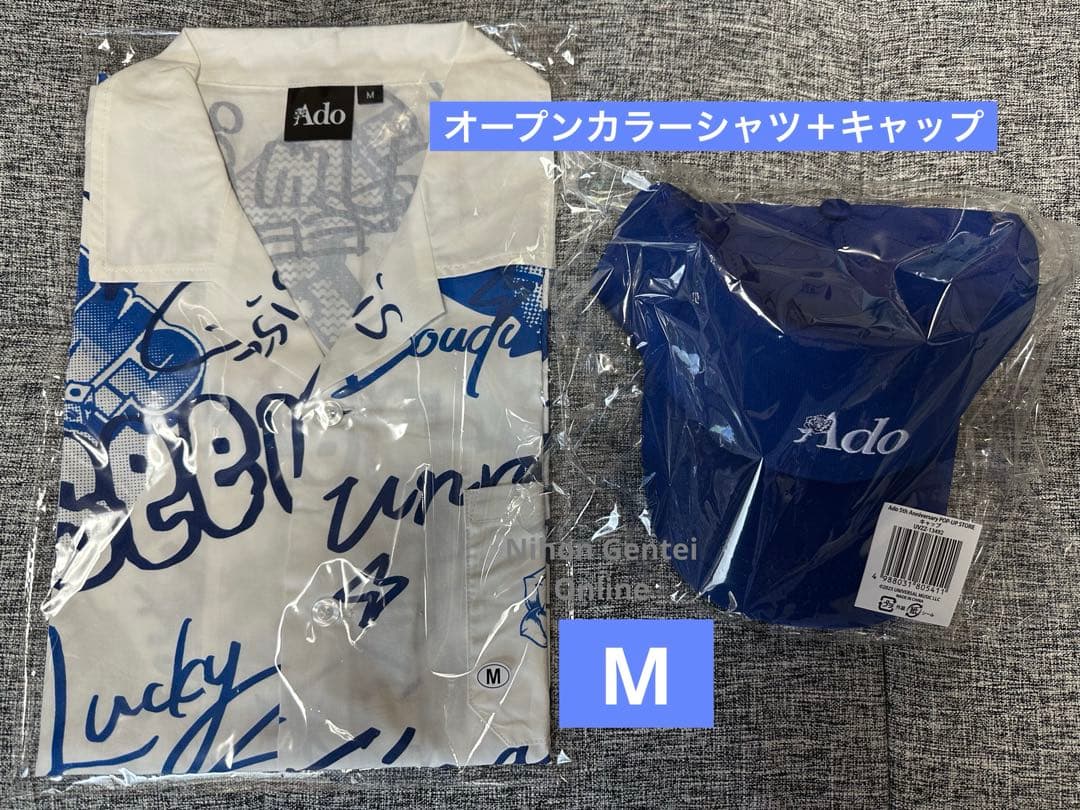 Ado オープンカラーシャツ　M 5th ポップアップストア シャツ キャップ