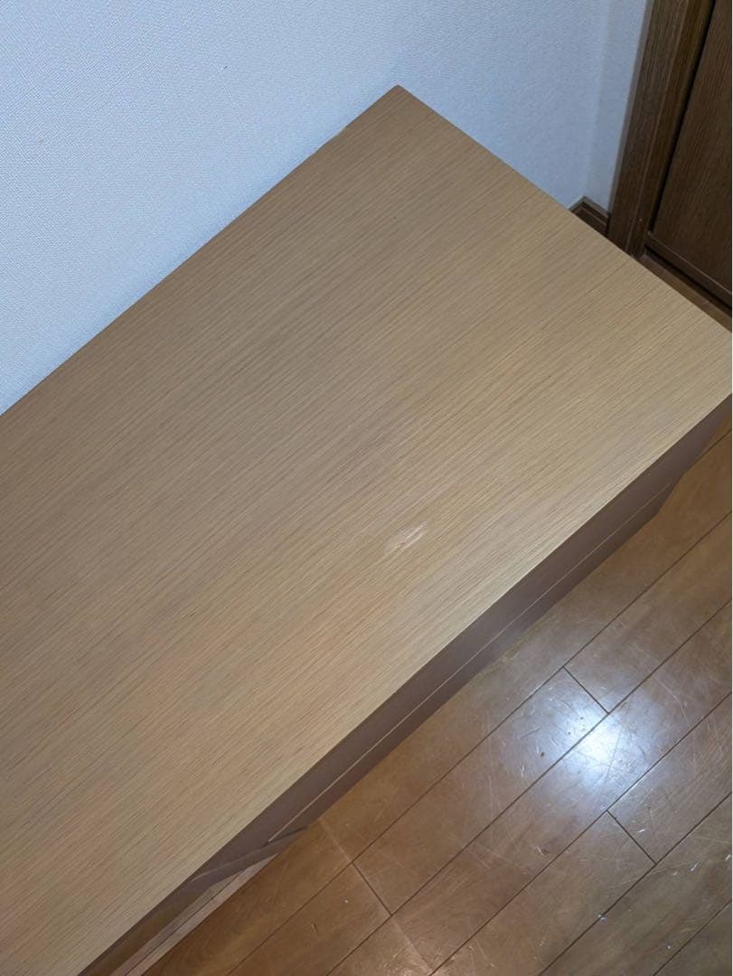■送料込■無印良品 木製テレビボード オーク材 110 収納棚 TV台家具 廃盤