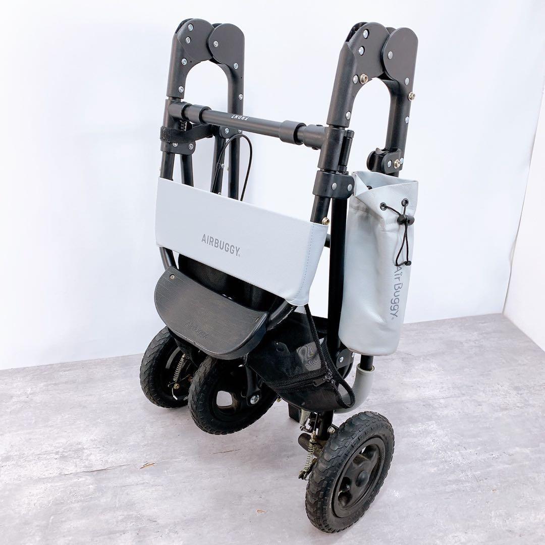 エアバギー プレミアムフレーム　ドーム3 ドーム2 ペットカート アイスグレー