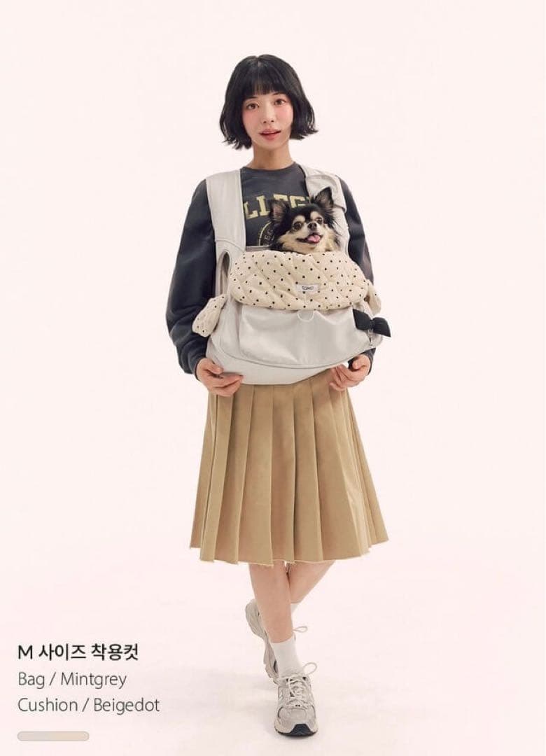 tomo 　cozyunibag 犬ちゃんスリング　キャリーバッグ　トモ