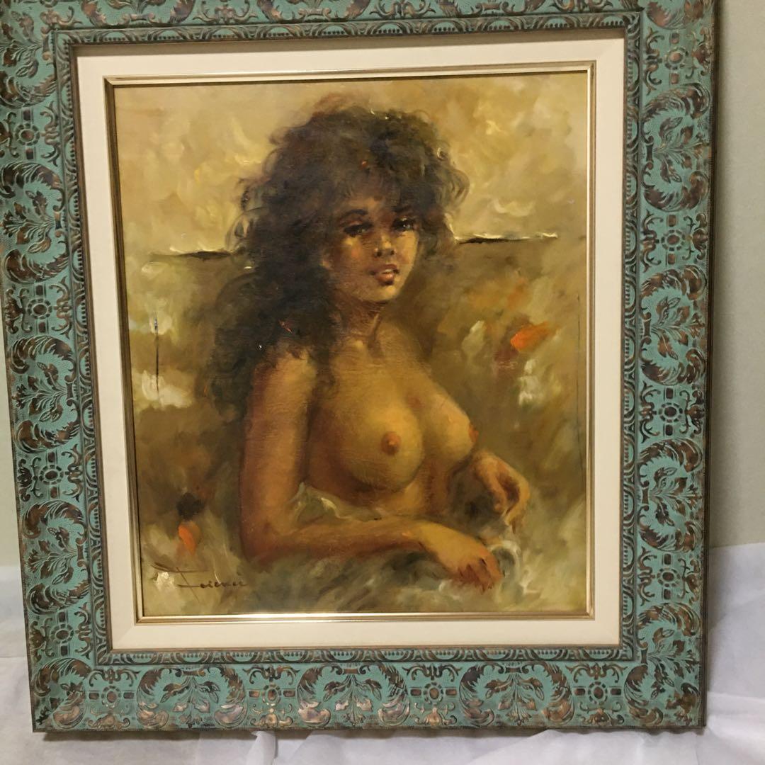 ヨーロッパ絵画油絵厚塗り裸婦