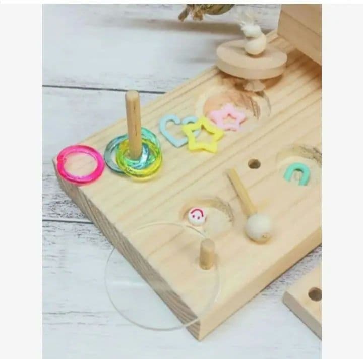 u71　⭐　フォージングトイセット⭐　輪投げ　バードトイ　文鳥　インコ