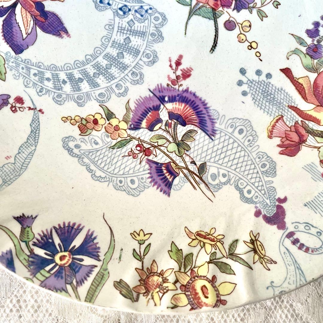 【レア】サルグミンヌ ラヴァリエール21cmデザートプレートフランスアンティーク