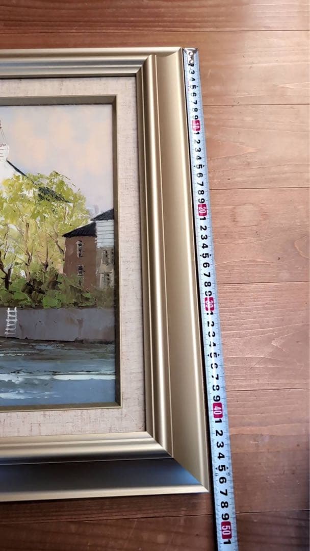 黒澤久　運河の風景