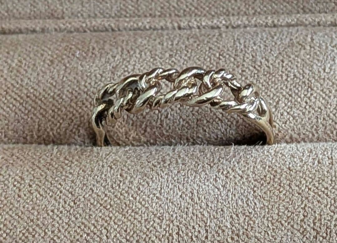 英国　イギリス　ヴィンテージ　ツイストリング