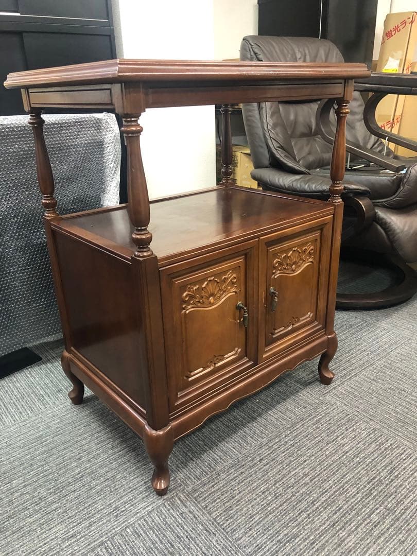 【SALE】クラシック 木製 サイドテーブル