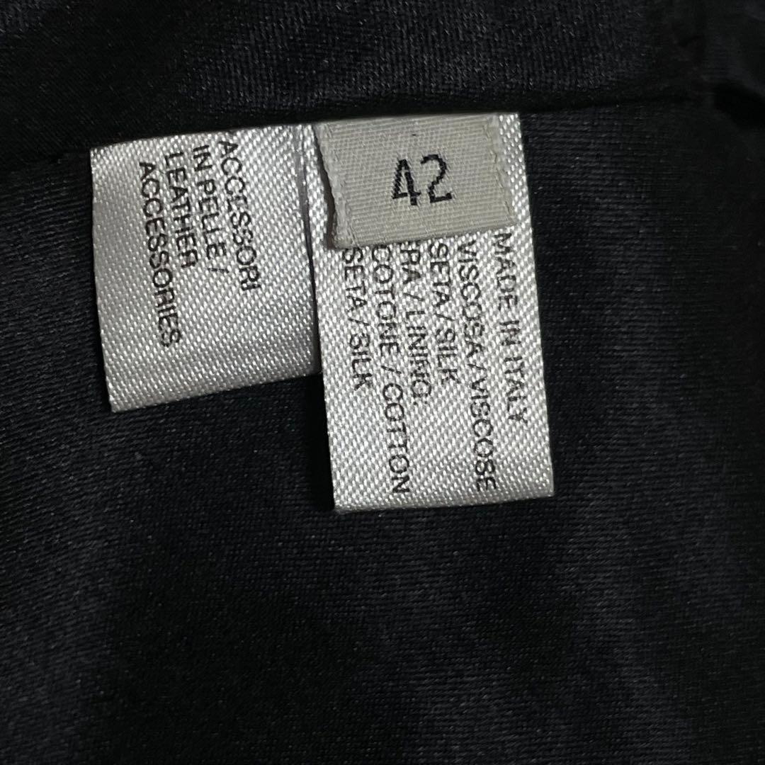 BOTTEGA VENETA /ひざ丈巻きスカート ベルベット 42 m978