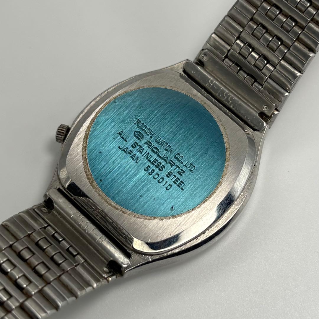 未使用品 RICOH リコー リクォーツ 1970s クォーツ腕時計 電池交換済