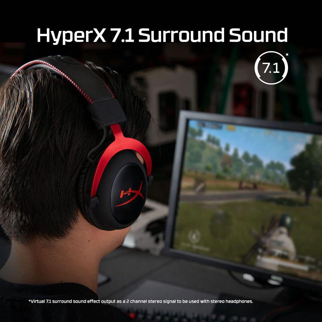 HyperX Cloud II ゲーミング ヘッドセット PC & PS4 用