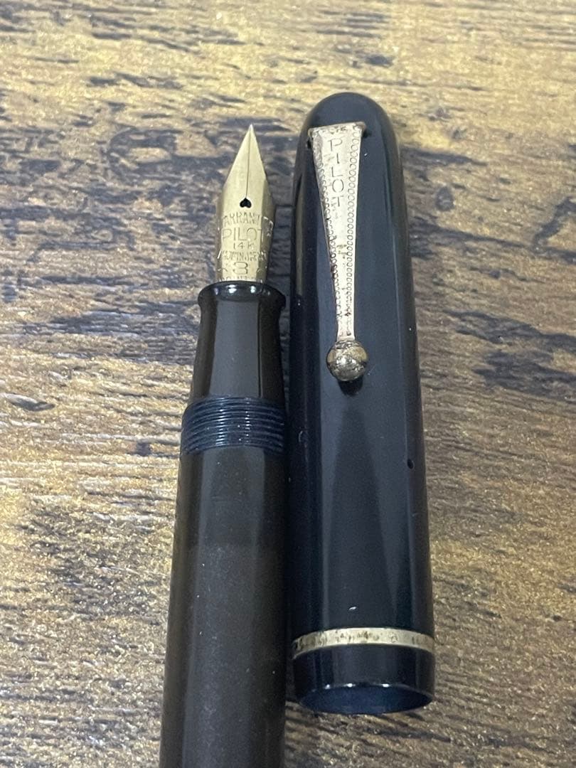 1938年製　戦前　ナミキ　パイロット　万年筆　WARRANTED ワランテッド