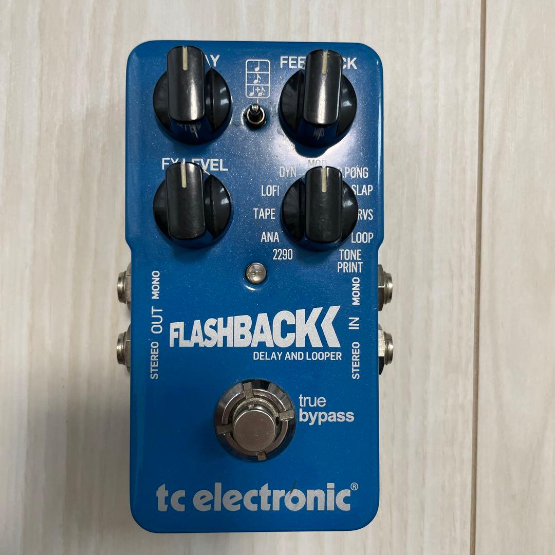 ギター tc electronic FLASHBACK delay and looper