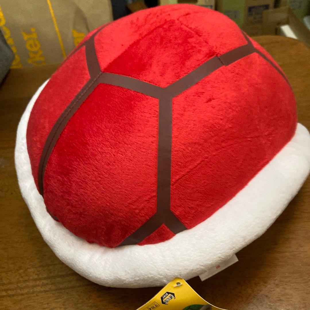 スーパーマリオブラザーズニンテンドーこうら　赤　ぬいぐるみ　30cm 特大サイズ