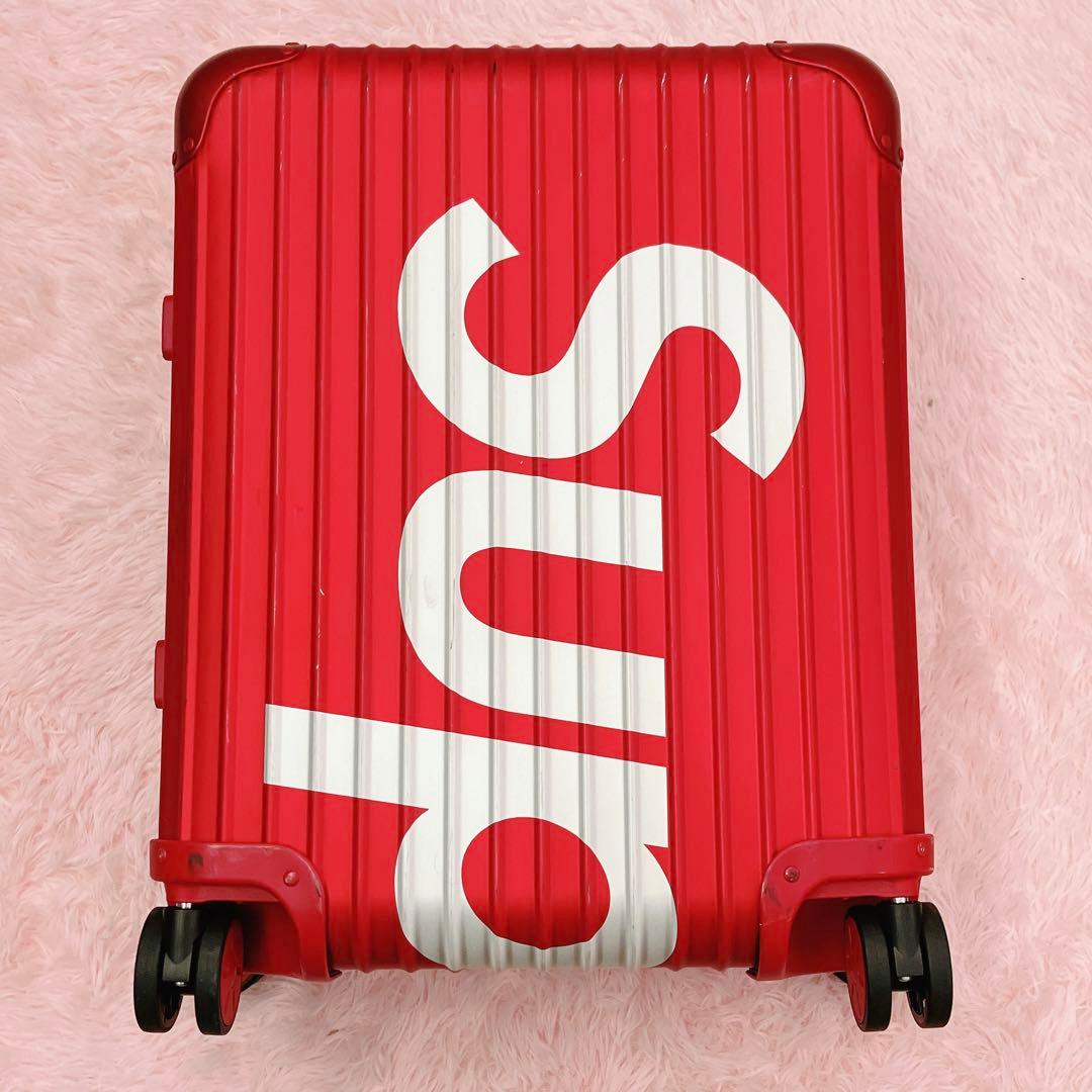 supreme RIMOWA コラボ キャリーケース 45L レッド