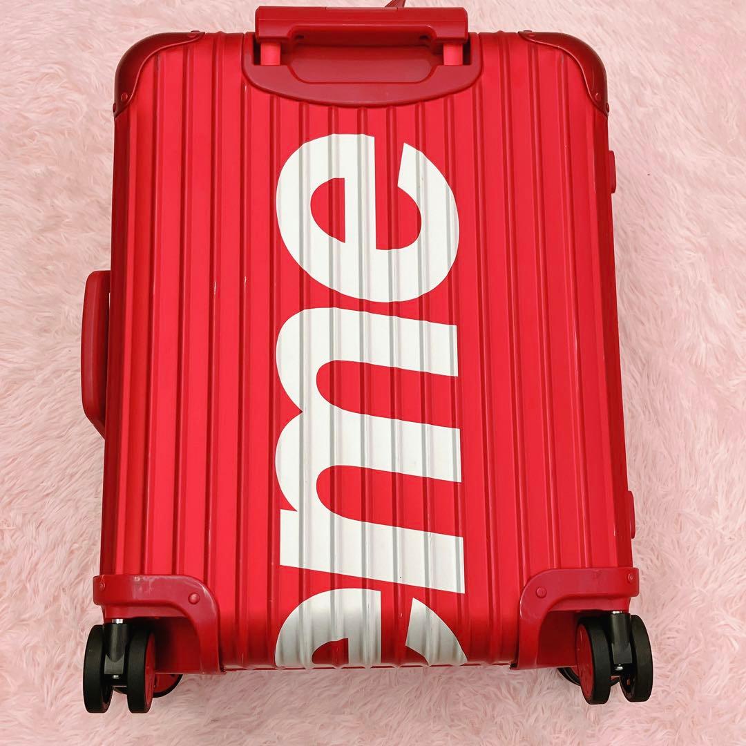 supreme RIMOWA コラボ キャリーケース 45L レッド