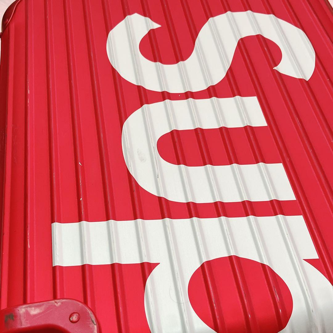 supreme RIMOWA コラボ キャリーケース 45L レッド