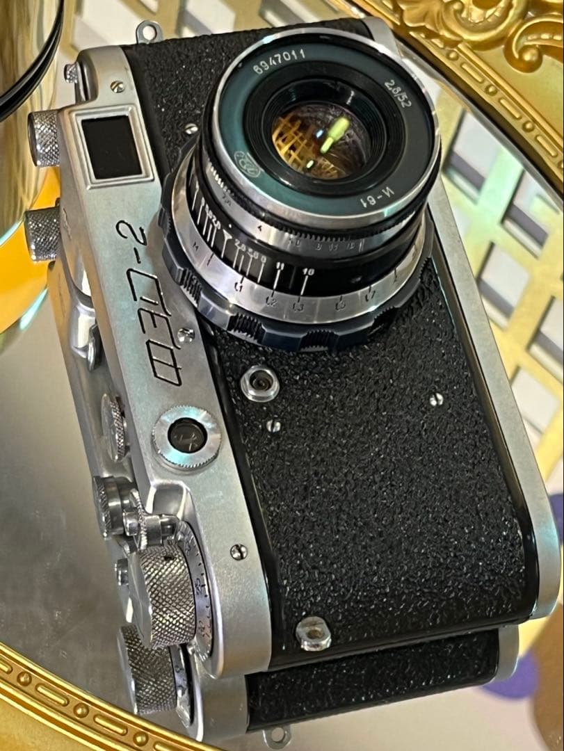 「FED-2」に、希少な52mm f2.8レンズをセット