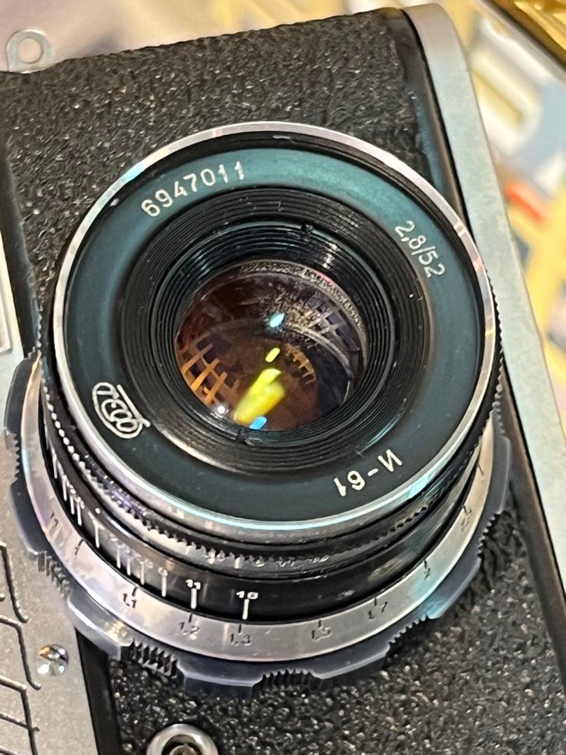 「FED-2」に、希少な52mm f2.8レンズをセット