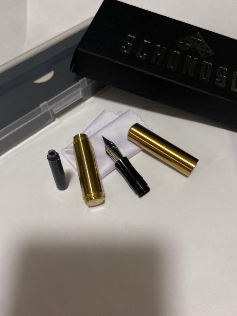 SCHONDSGN ショーンデザイン 万年筆 ポケットシックスブラス
