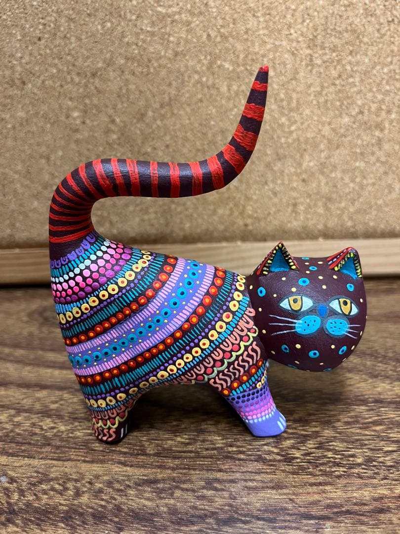 メキシコ伝統工芸 アレブリヘ 猫 Jacobo y María Ángeles