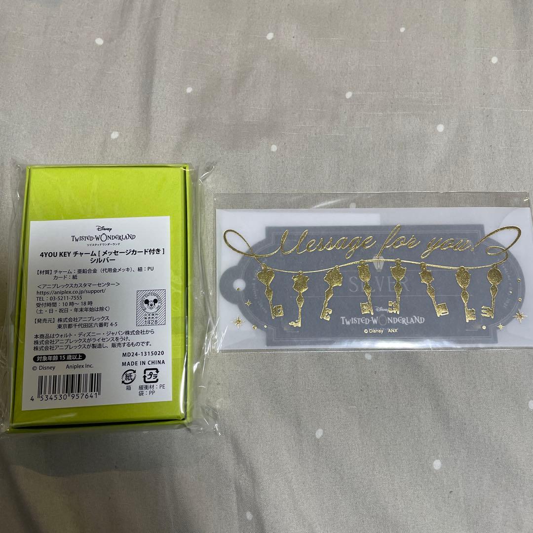 ツイステッドワンダーランド　4YOU KEYチャーム　シルバー　ディアソムニア