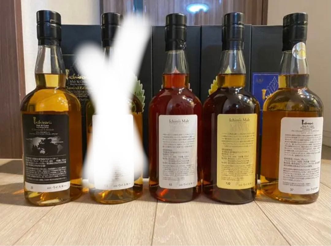セール！！！4本セット　イチローズモルトリーフシリーズ
