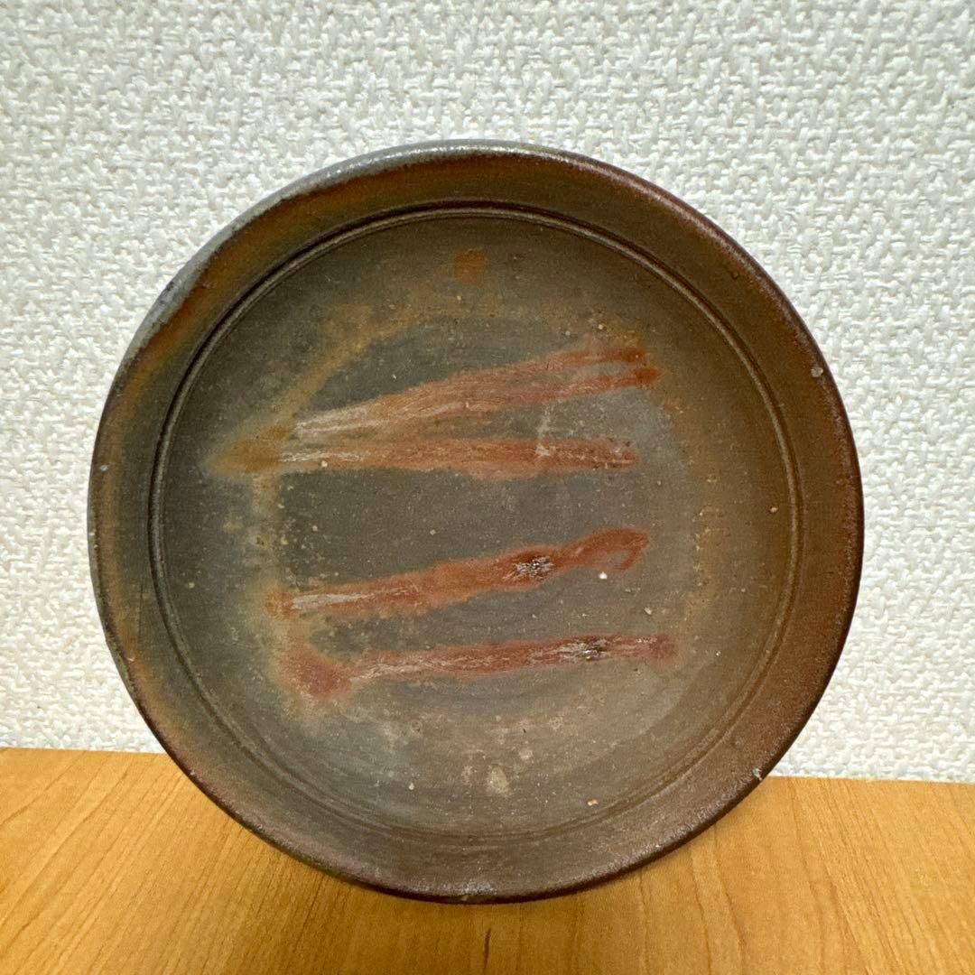 松笠靖彦　備前焼　コーヒーカップ＆ソーサー　5客セット