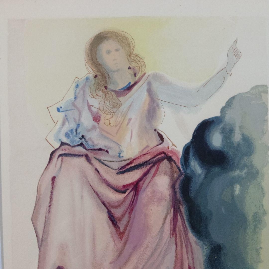 サルバドール ダリ　オリジナル木版画『ダンテ神曲、ベアトリーチェ』1960年制作