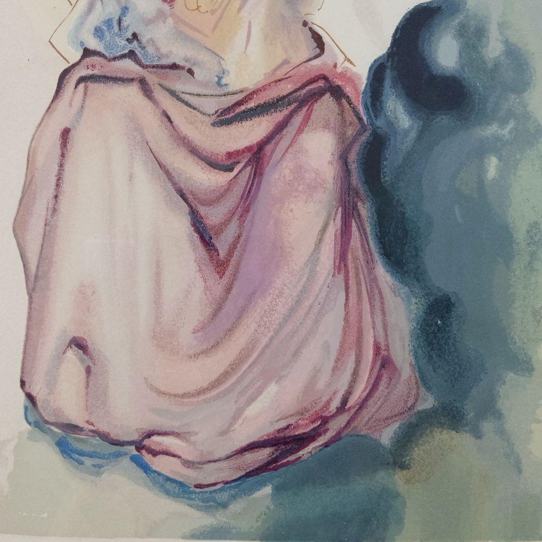 サルバドール ダリ　オリジナル木版画『ダンテ神曲、ベアトリーチェ』1960年制作