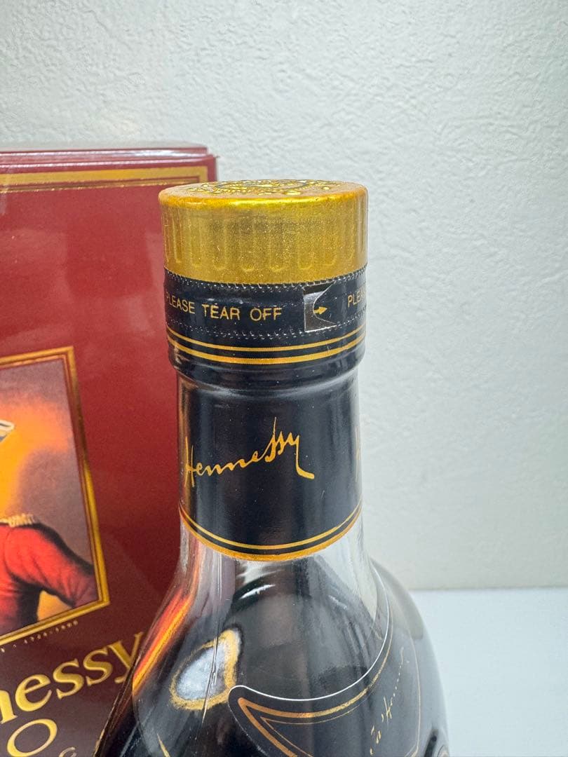 Hennessy XO コニャック 700ml 金キャップ　グリーンボトル