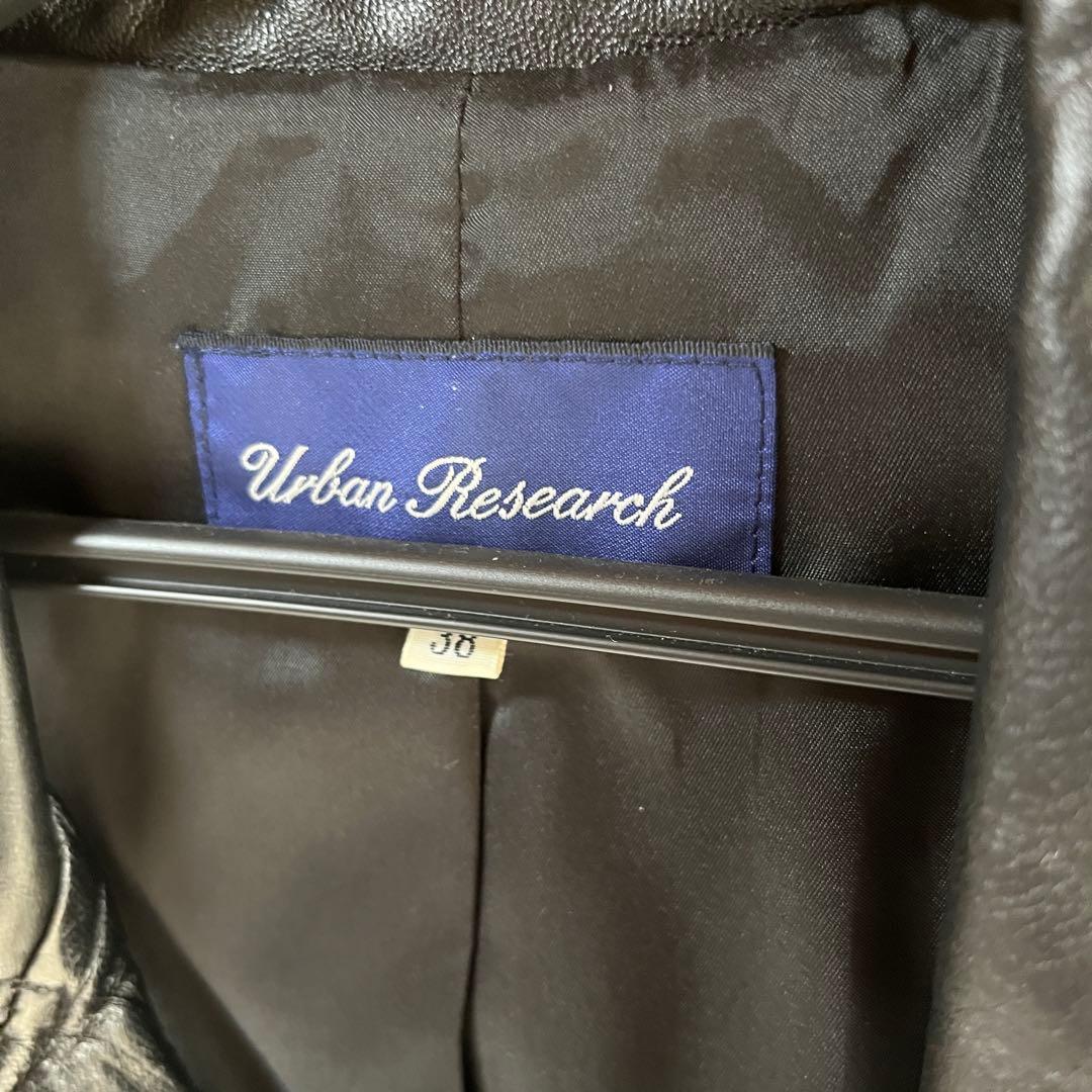 【70%OFF】URBAN RESEARCH　ライダースジャケット　ブラック