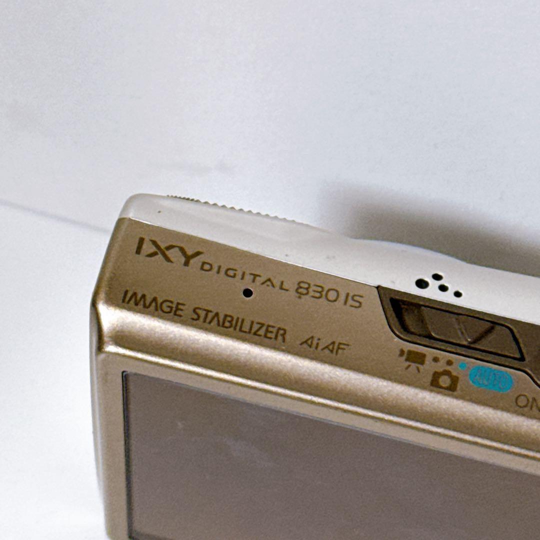 【動作品】Canon デジタルカメラ IXY DIGITAL 830 IS