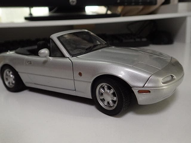 GATE 1/18 マツダ ユーノス ロードスター シルバー外3点セット