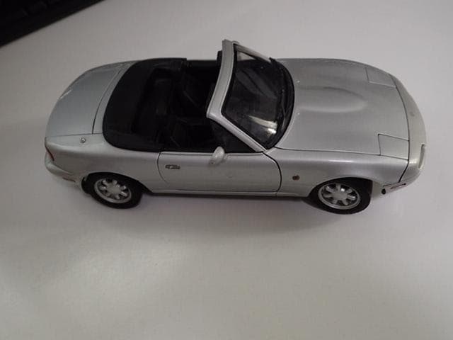 GATE 1/18 マツダ ユーノス ロードスター シルバー外3点セット