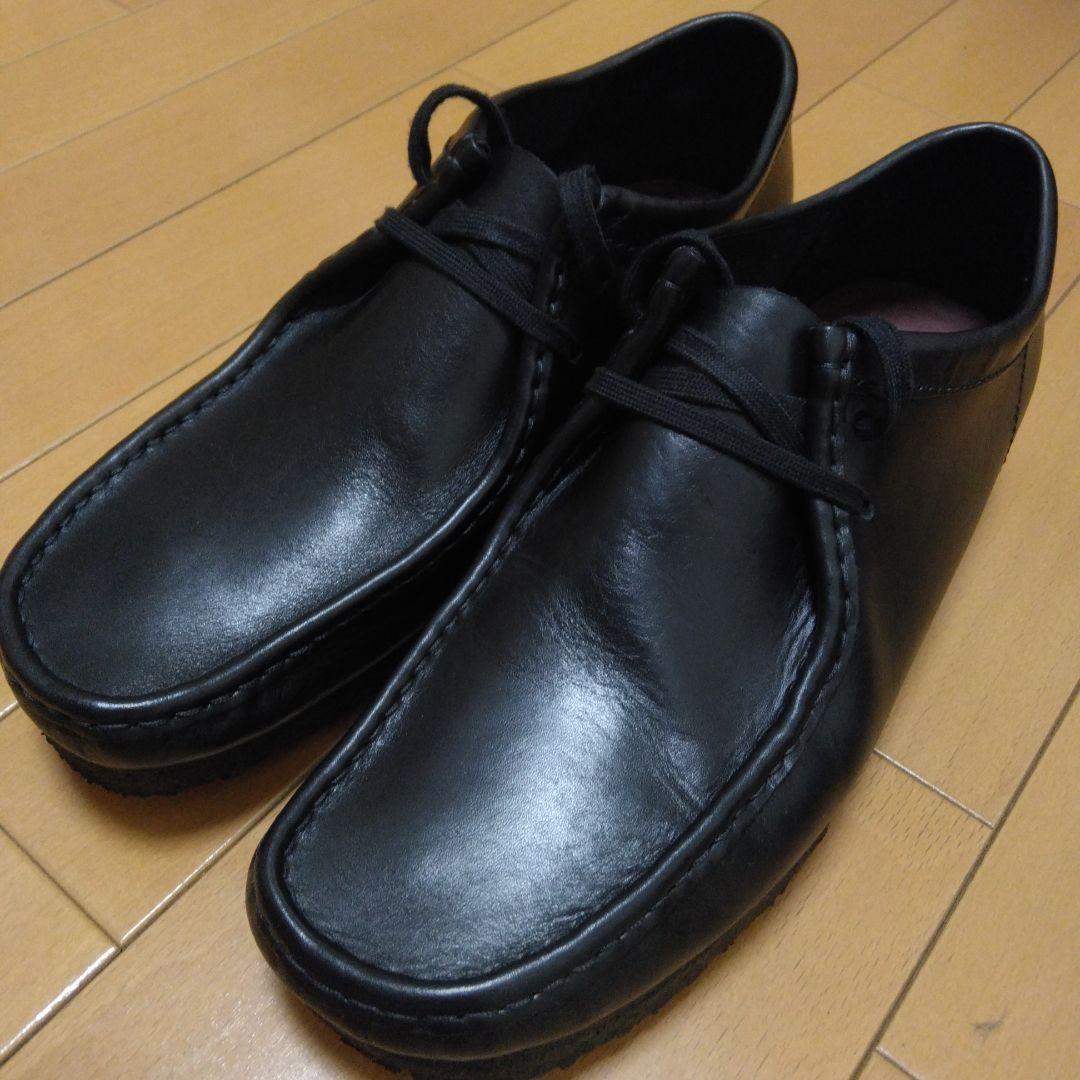 Clarks クラークス ワラビー レザー ブラック