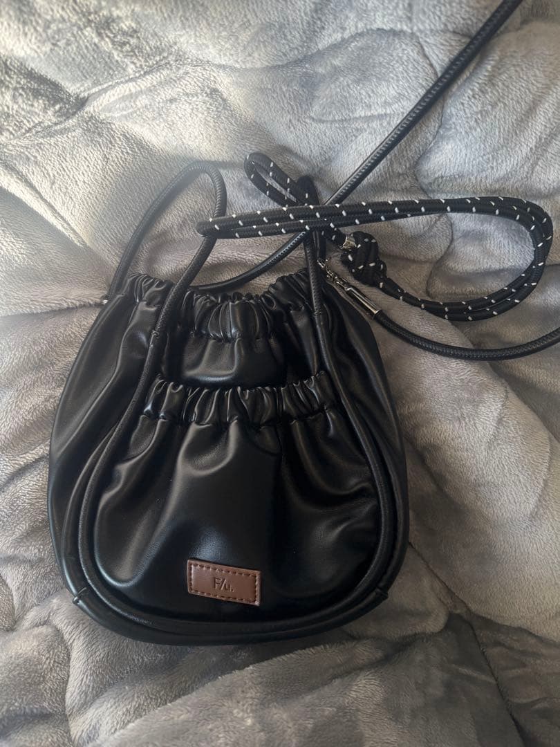 【FUKA's企画】PUパラコードギャザーミニショルダーバッグ