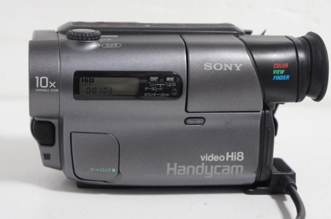 【再生OK】SONY CCD TR3 Hi8ビデオカメラ 8mm 0121