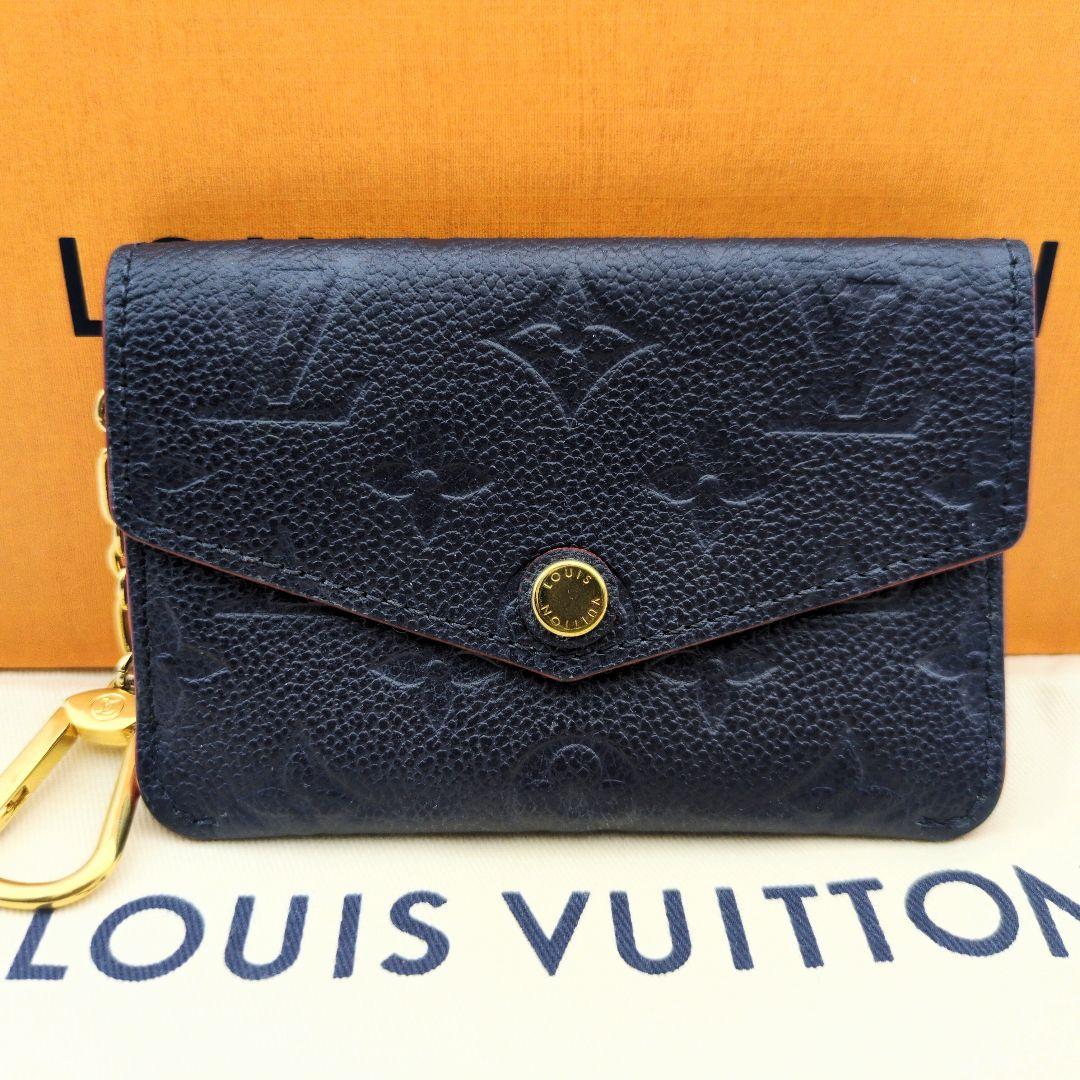 美品✨ルイヴィトン 小銭入れ アンプラント ポシェット クレ マリーヌルージュ