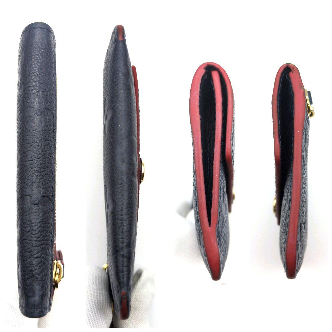 美品✨ルイヴィトン 小銭入れ アンプラント ポシェット クレ マリーヌルージュ