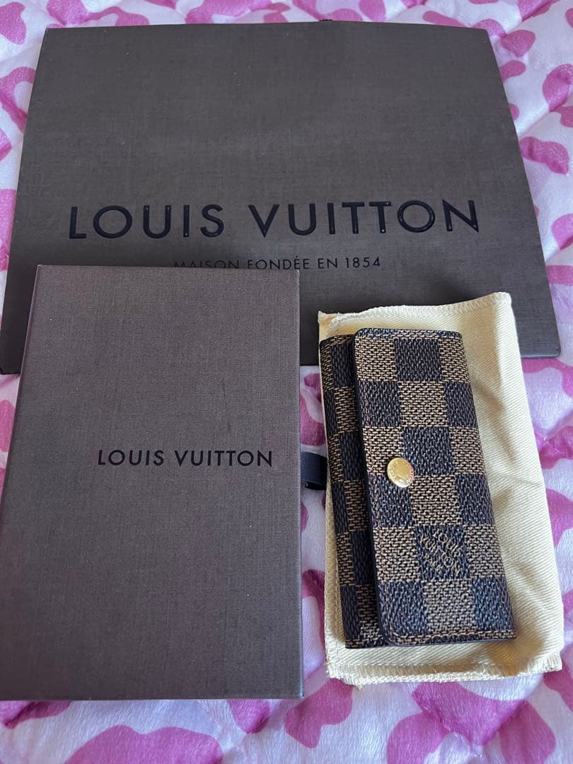 ルイヴィトン ダミエ キーケース 極美品