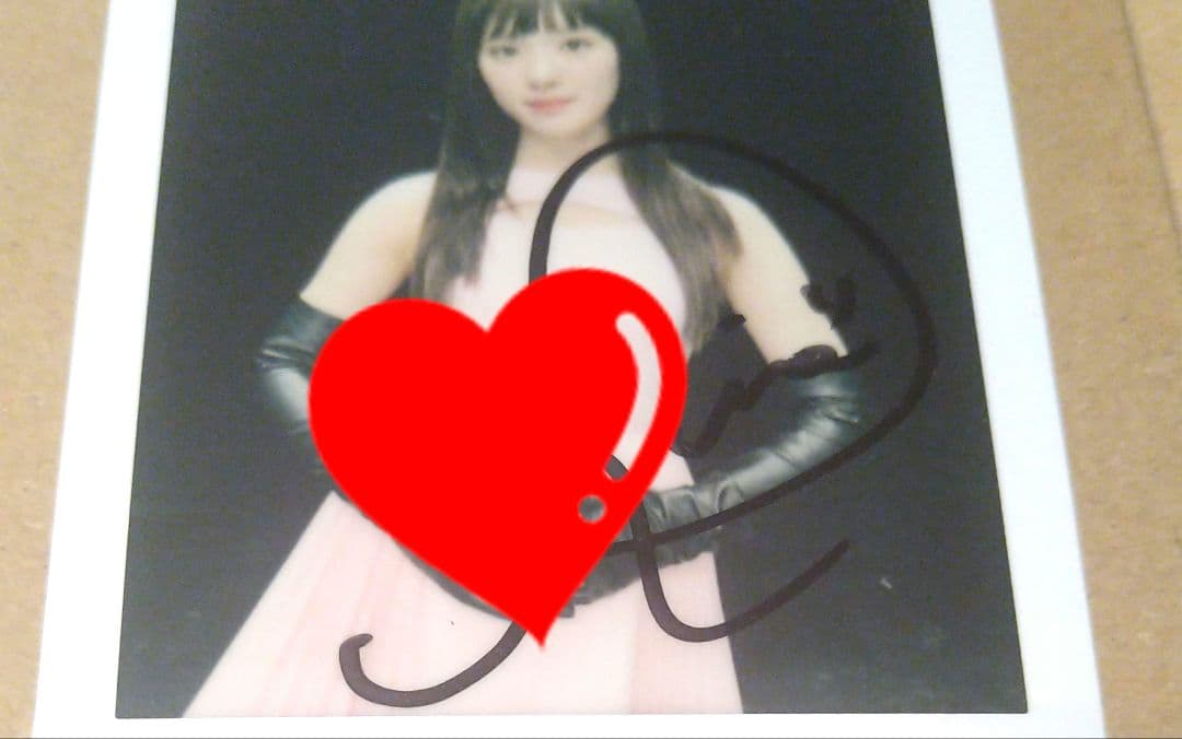 NiziU リオ　サイン　インスタント写真　ラントレ　直筆　チェキ