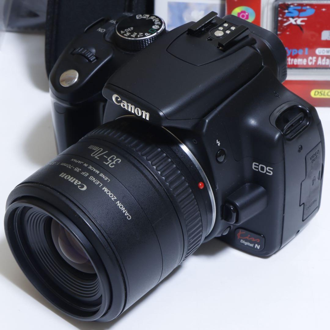 ★スマホに送れる一眼レフ★WiFi機能★キャノン EOS Kiss Nセット♪