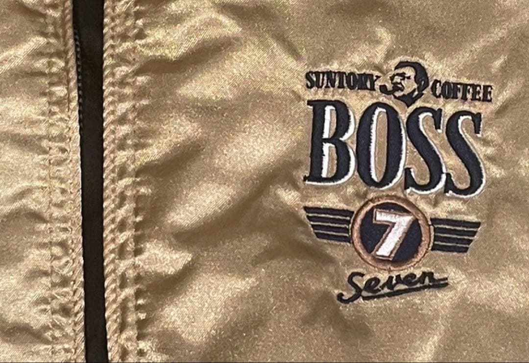 非売品 BOSS 缶コーヒー 金色 風水 超希少 レトロ