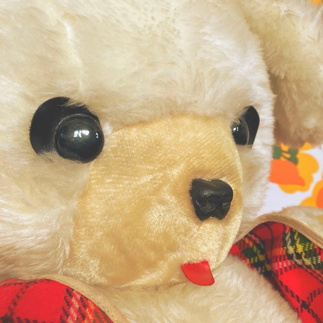 昭和レトロ レトロポップ クマ ぬいぐるみ 大サイズ 当時物 可愛いお顔 熊