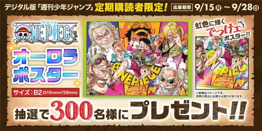 s*a様 ONE PIECE オーロラポスター B2サイズ